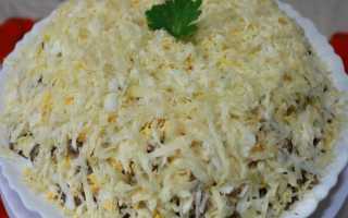 Салат «Дамский каприз» — 7 пошаговых рецептов приготовления