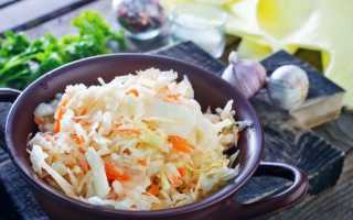 Квашеная капуста быстрого приготовления — получается хрустящая и сочная