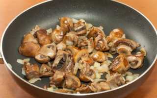 Белый гриб — сколько жарить по времени на сковороде