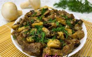 Говядина с грибами: 4 фото-рецепта на сковороде, в духовке, с сыром, картошкой, в соусе