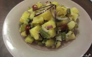 Салаты с солеными огурцами — 10 очень вкусных рецептов