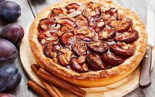 Пирог со сливами в духовке: 14 быстрых и простых рецептов в духовке