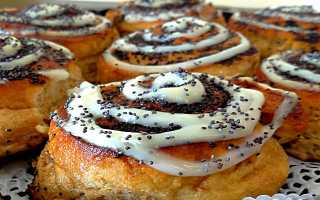 Булочки с маком — 6 пошаговых рецептов и 12 способов их красиво завернуть